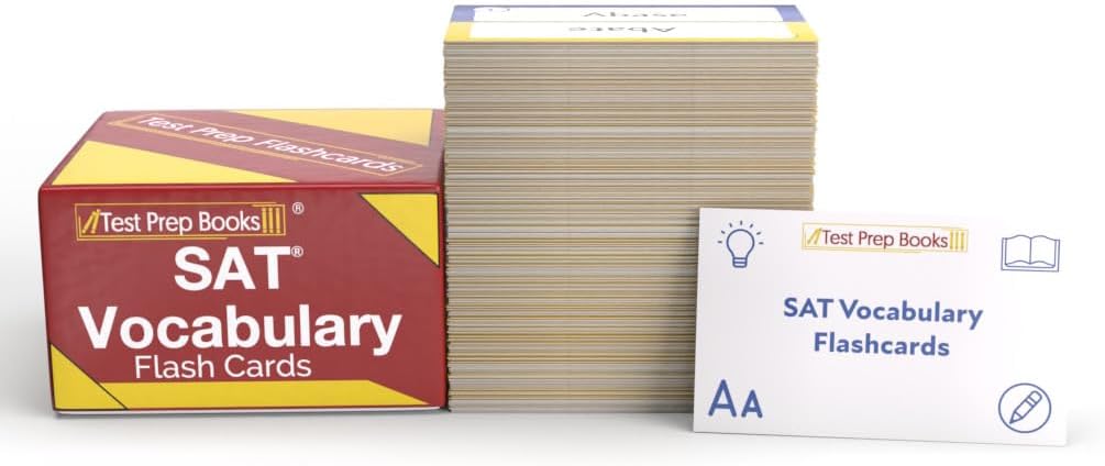 SAT Vocabulary Study Cards 2024 and 2025: SAT Verbal Comoros | Ubuy