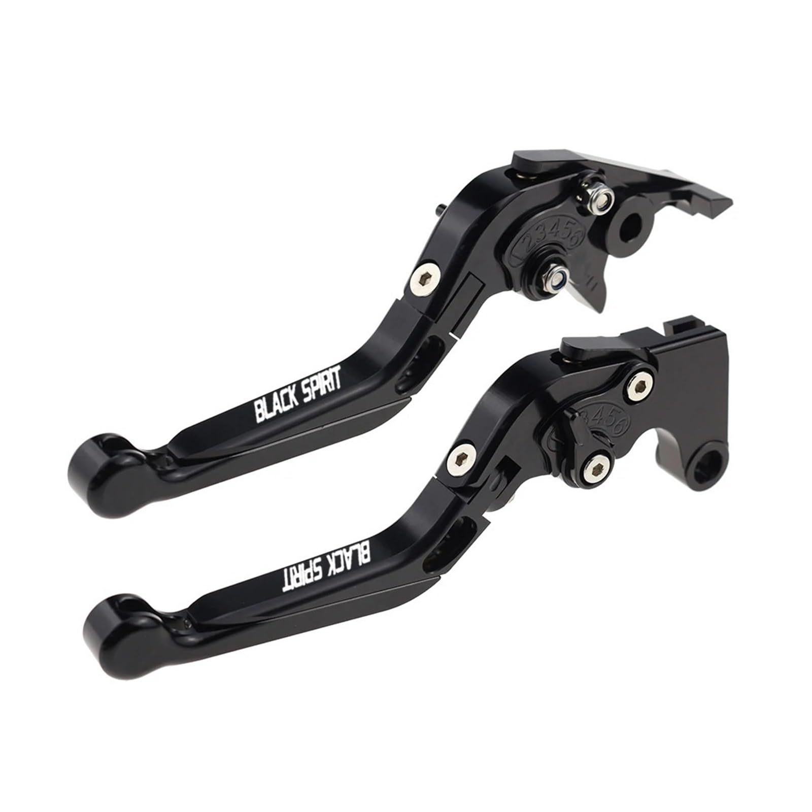 Yxbswbjd 05 Aluminum Alloy Folding Brake Lever For Blackspirit Motorcycle Folding Extendable Brake Clutch Levers