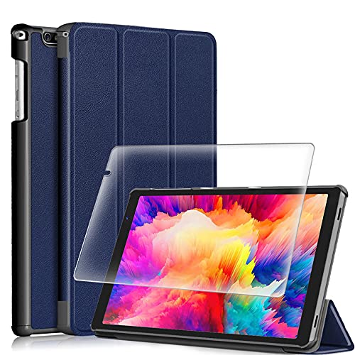 FOR VANKYO タブレットS20 10インチ 用の ケース FOR VANKYO タブレットS20 10インチ 用の 保護カバー衝撃吸収 +FOR VANKYO タブレットS20 10インチ 用の 強化ガラスフィルム 表面硬度9H 飛散防止処理 タブレット 専用 液晶保護フィルム 全面保護