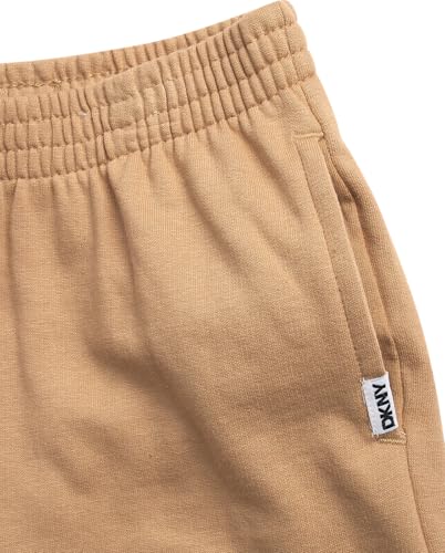 Image of DKNY Toddler Boys Short Sets - 4 Piece Short Sleeve Graphic Boys T Shirts and Matching Fleece Toddler Shorts Summer Clothes