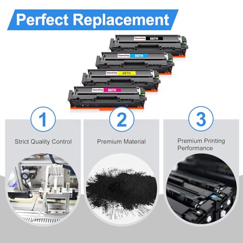 Image of Compatible Toner Cartridge for 067H 067 Toner Cartridge Set