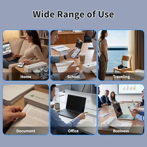 Image of Thermal Printer Paper 8.5 x 11 Inch, 25 Sheets US Letter Size Thermal Paper, Compatible with A42 Thermal Portable Printer, Continual Feeding Folded Printing Paper (25 Sheets * 2 Roll)