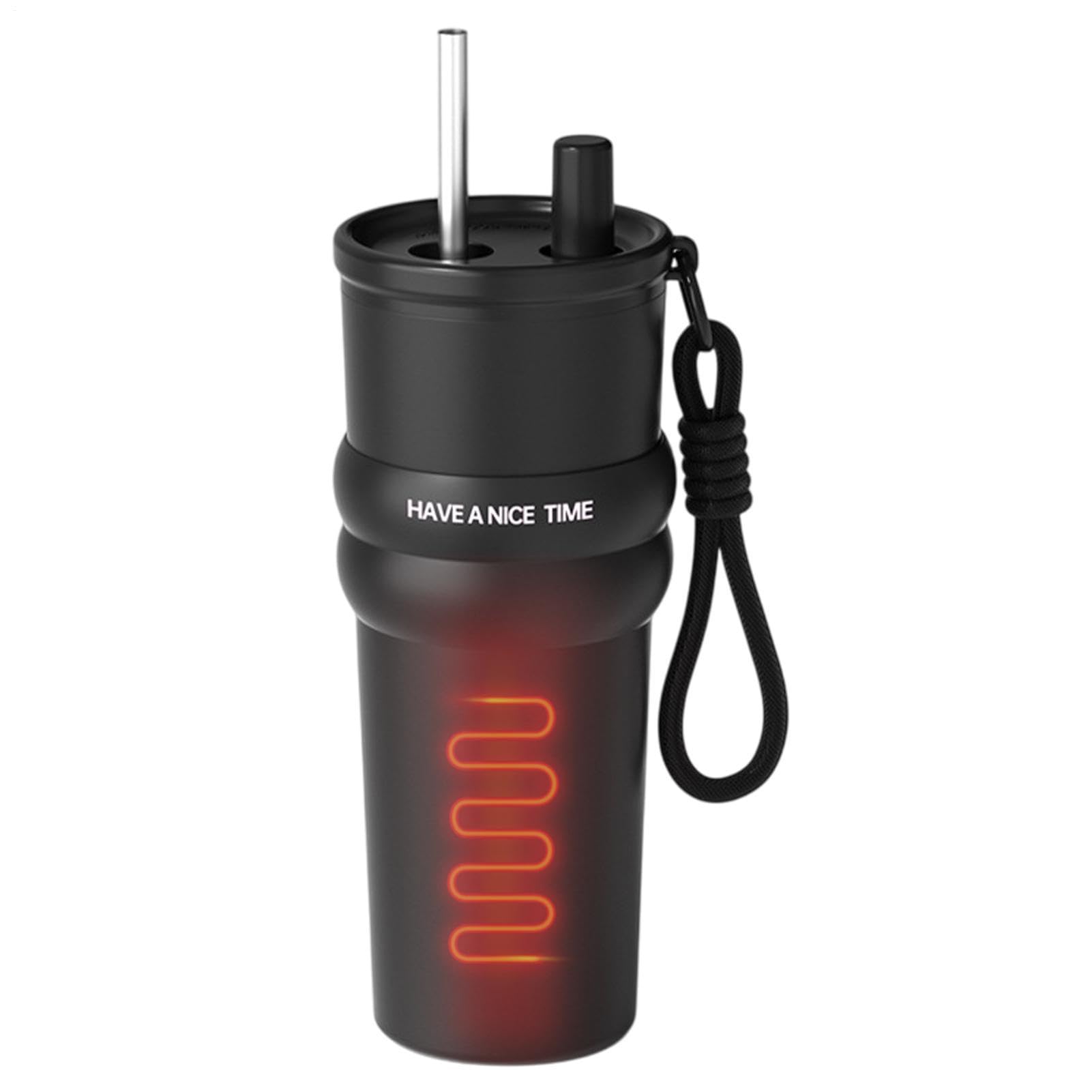 Vaso Térmico Para Coche Gran Capacidad De Bebidas Calientes Y Frías En El