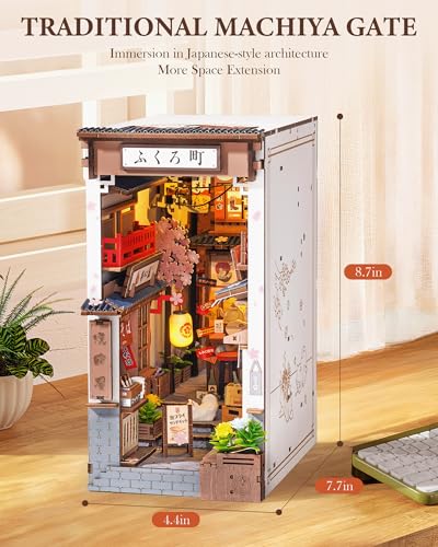 Rolife Sakura Wine Alley Book Nook Kit thumbnail 2