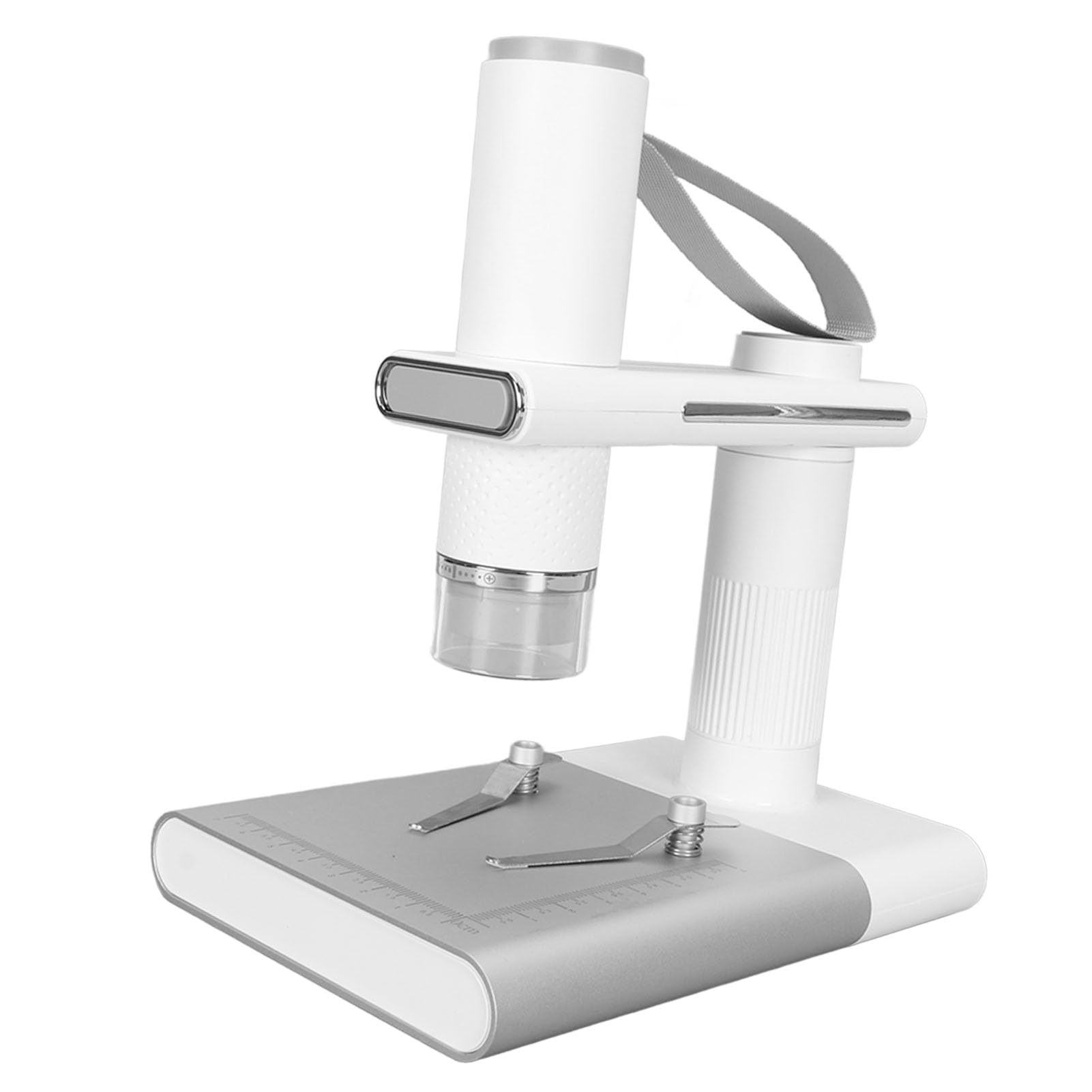 Denash Microscopio Digital Inalámbrico HD 1080p Cámara de Ampliación para -, Soporte Ajustable para el Microscopio de Bolsillo de Inspección