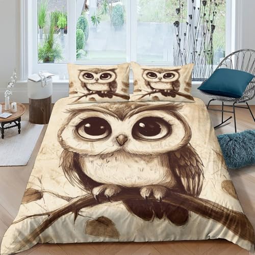 Housse de Couette Microfibre Imprimé 3D King Parure de Lit Confort - 4
