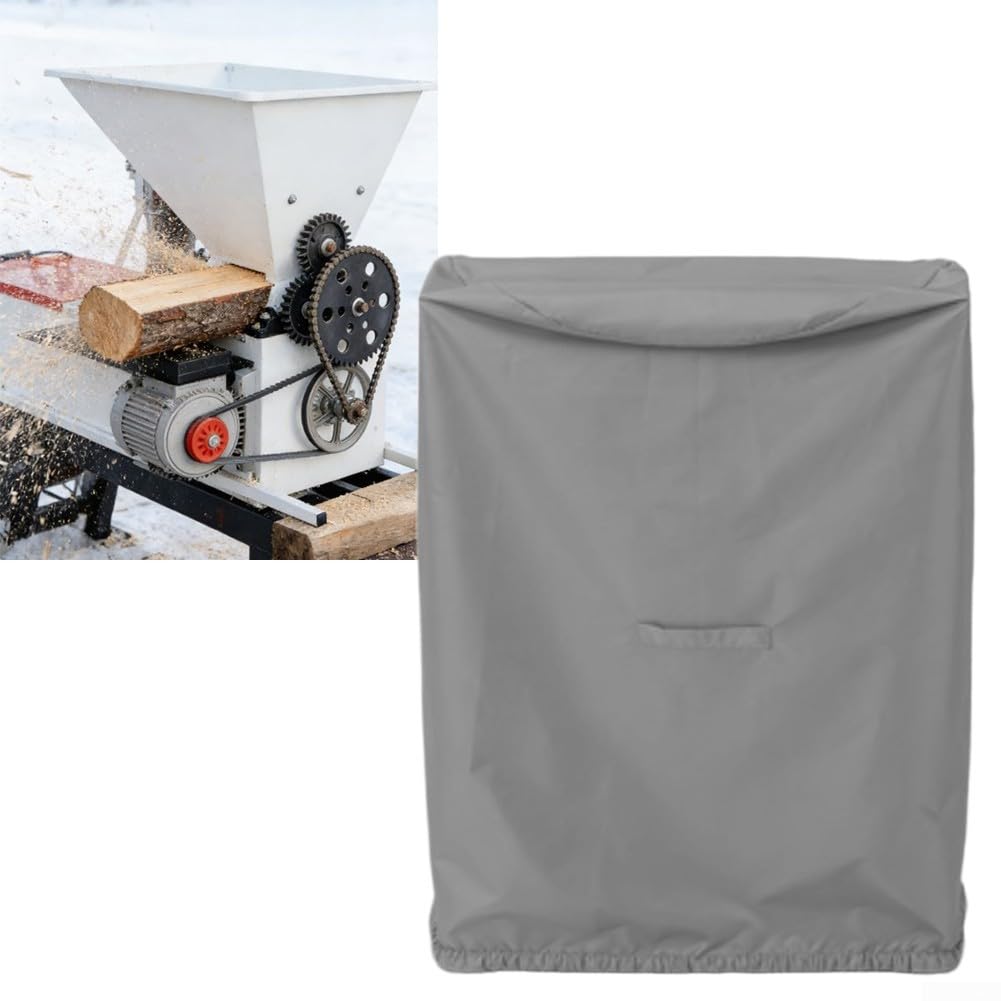 Housse en tissu Oxford imperméable pour fendeuse de bois, 85 x 85 x 110 cm, protection contre la poussière, les intempéries, gris