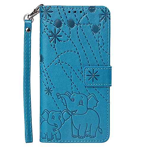 Unisnug Etuis Samsung Galaxy S10 SM-G973F Cuir,Pochette Etanche Coque Portable Galaxy S10 Samsung Housse Rabat Etui Clapte Samsung S10 Coque Rabat-#2Bleu