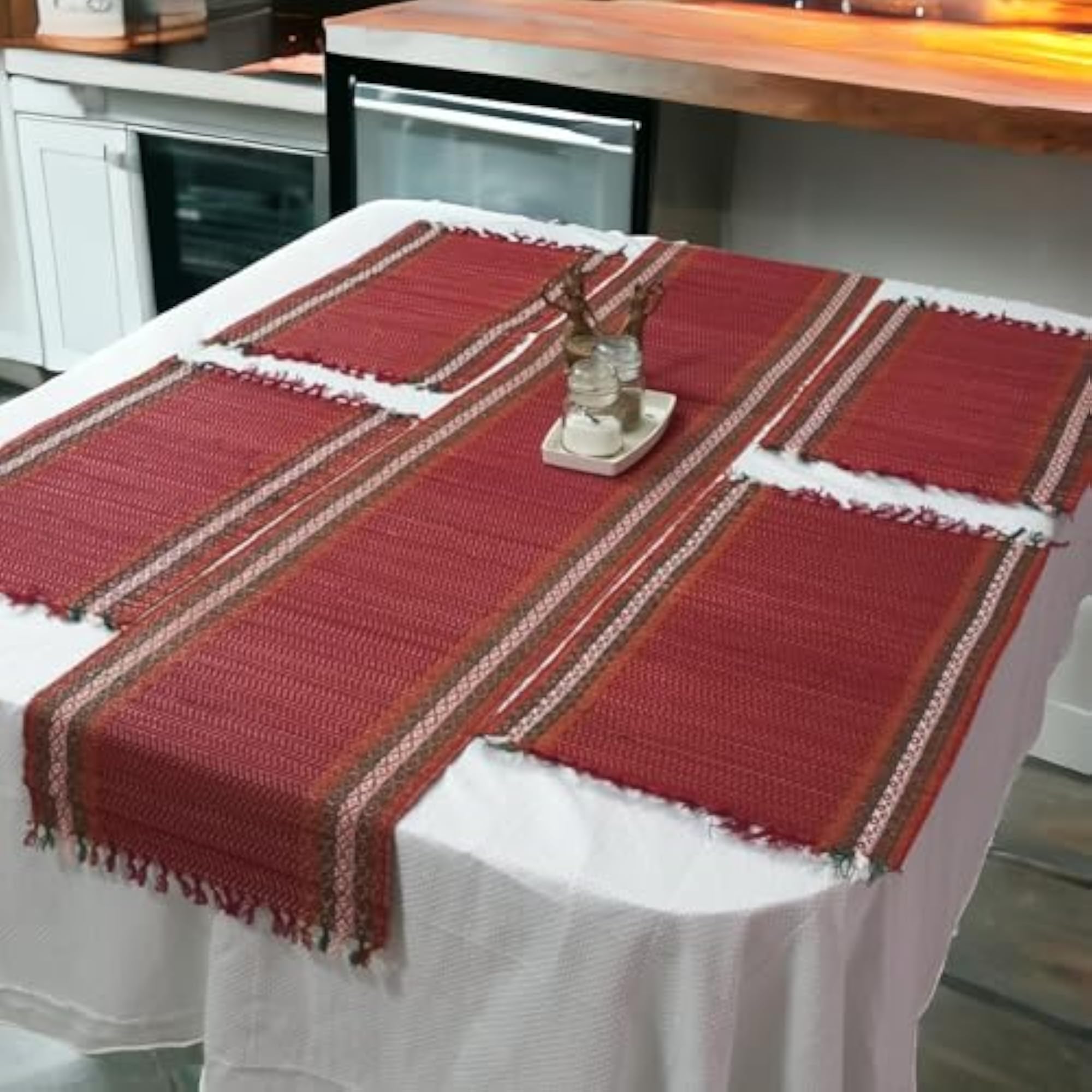 Natural River Grass Handmade Dining Table Mats