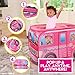 Barbie Coastal Cowgirl Camper Pop-Up Play Tent for Kids – Indoor Playhouse with Roll-Up Door & Roof Openings – Easy Setup, Folds Flat for Storage – Safe for Toddlers & Kids Ages 3+