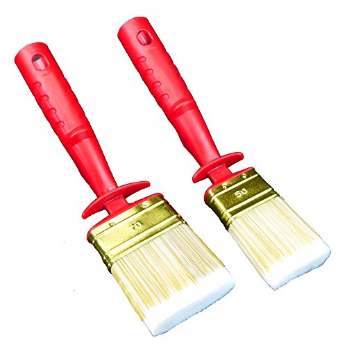ROTIX - 2 x 83091244 50 + Lasure 70 mm | Pinceau plat pinceau Pinceau à décaper