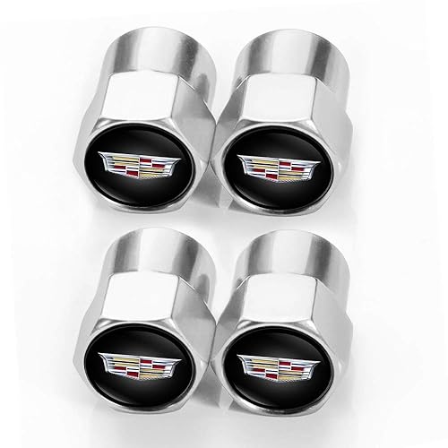 Metal Car Tire Valve Stem Caps Replacement for Cadillac ATS