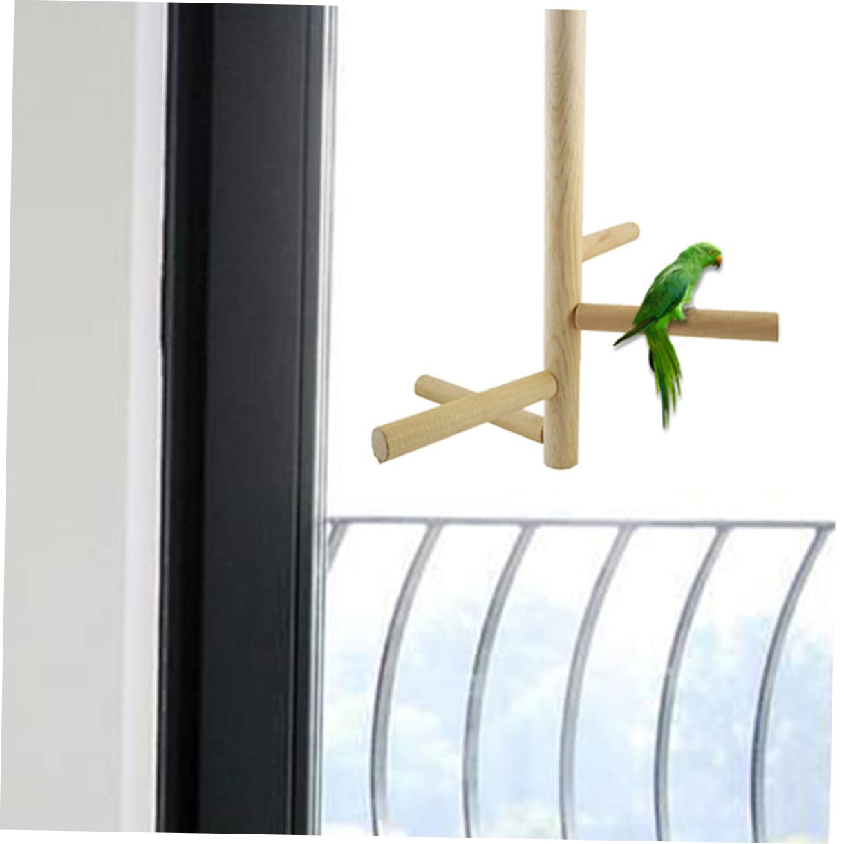 4 Pezzi Scale Giocattolo In Legno Per Pappagalli - Giocattoli Da Arrampicata E Morso Per Uccelli, Cockatiel E Animali Domestici - Foto 10