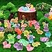 100PCS Mystery Bag Mini Resin Animals Luminous for Crafts Decor Mini Resin Ocean Animals Miniature Ornaments for Micro Landscape Garden Aquarium Dollhouse Party Favors Surprise Gifts for Kids