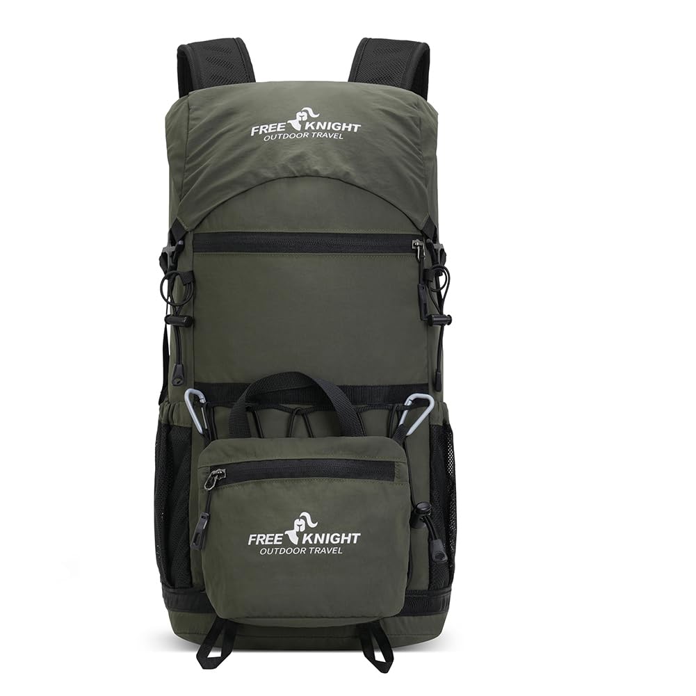 Bseash 30L Lightweight Hiking Backpack, Outdoor Sport Waterproof Travel Bag Daypack for Cycling Climbing Skiing (Army Green)