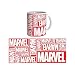 Little Flight Marvel Tazza in Ceramica per MICROONDE da 325 ML per Bevande Calde