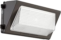 Vista 16 de Lithonia Lighting Luminaria LED de Pared para Exteriores de 13", CCT Seleccionable de 3 Vías 3000K/4000K/5000K, Lúmenes Ajustables, Fotocélula