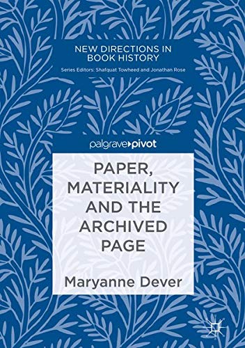 Buy Paper, Materiality and the Archived Page — BookShops.in