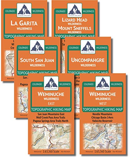 San Juan Mountains Wilderness Map Pack: La Garita, Lizard