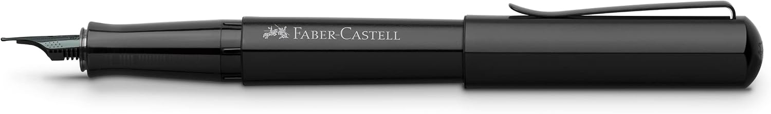 Faber-Castell Hexo M Fountain Pen - Black