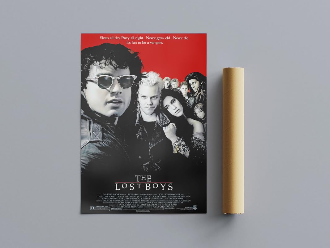 Pixie Posters Boys Multi Colour 80S Classic Movie Posters Lost Wall Art (A2 Size 42Cmx59.4cm)