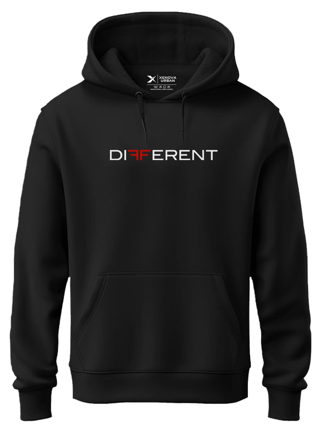 xenovaurban Hoodie for Men/Women | Unisex fit Cotton Fleece Hooded Sweatshirt - DIFF1-picture-22
