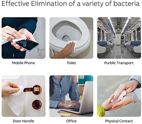 75% Alcohol Wipes Disposable Disinfection Cleaning Wipes Hand Sanitizer Wipes for Phone, Keyboard, Toy, Refrigerator, Ship from US Warehouse - Thumbnail 4