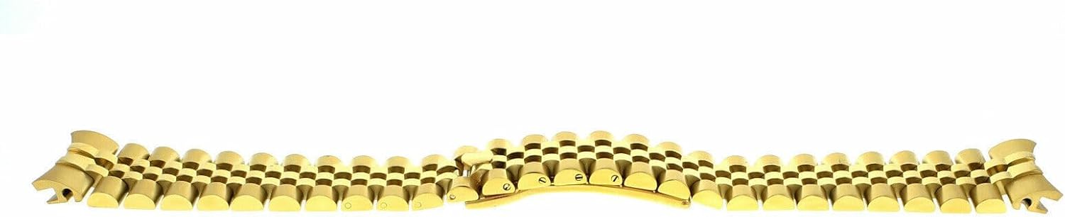 Ewatchparts 20mm Jubilee Watch Band Bracelet Compatible With Men's 36mm Rolex Datejust 16233 16234 Bracelet Gold