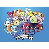 ZAG STORE - Miraculous Ladybug - Poster Kwamis Group 12 x 18 (30x45cm)