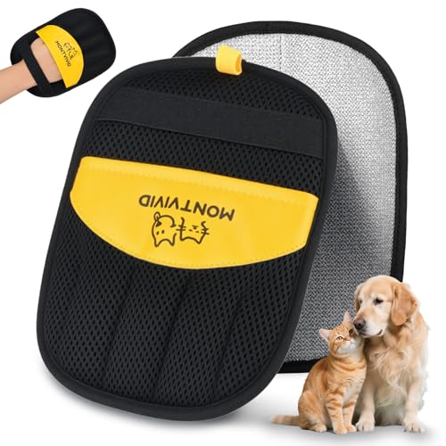Montvivid Pet Hair Removal Glove for Dogs & Cats,Resuable Five-Finger Magic Brush,2026 Newly Upgraded Electrostatic Pet Hair Remover Gloves,Pet Hair Remover Tool for Clothes, Bed,Couch, Carpet