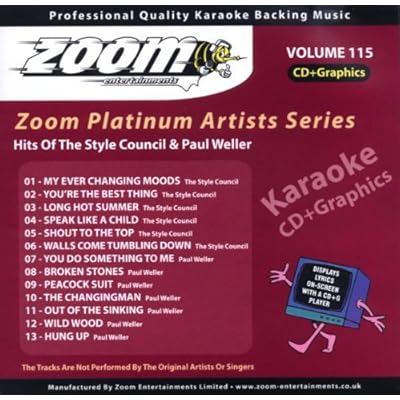 Zoom Karaoke CD+G - Platinum Artists 115: The Style Council & Paul Weller