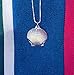 Sea Scallop Fan Shell Charm Necklace, Symbol of the Camino de Santiago Pilgrimage by Ali C Art, Made in USA Unique Handmade Sterling Silver Ocean Pendant Jewelry, Gift for Her Women Wife Mother Friend