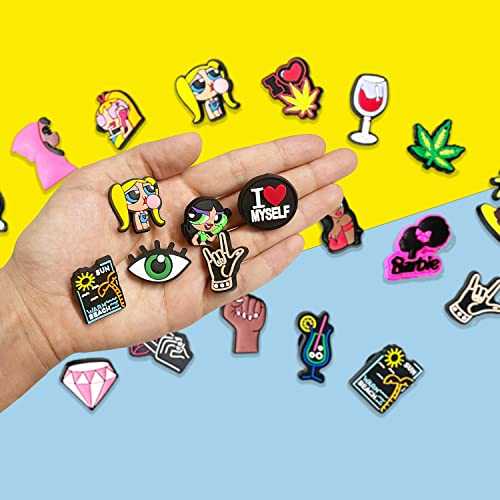 Lotto di 20, 50, 100 ciondoli per scarpe per