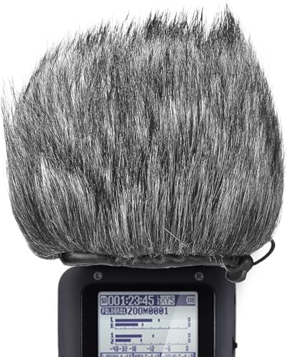 SUNMON H5, H6 Windschutzscheiben-Mikrofon-Windmuff passend für Zoom H5 H6 tragbaren handlichen Recorder