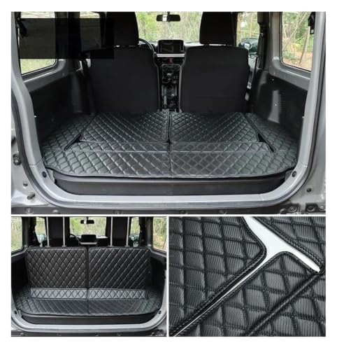Tapis de coffre imperméable Suzuki Jimny JB74W coussin de hayon anti-rayure noir