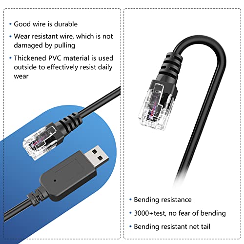 Sdsaczmu Radar Detector Cable, Usb To Rj11 Plug Cable,Replacement Power Line Of Radar Detector,For Uniden Escort Beltronics Radar Detector thumb #4