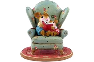Wee Forest Folk: Miniature Mouse Figurine M-512 - Sharing a Story