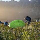 Naturehike Star-River lekki namiot 20D, materiał silikonowy, 2-osobowy, dwuwarstwowy aluminiowy pręt kempingowy (zielony 20D)