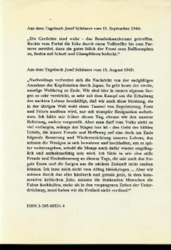 Hardcover Wiener Tagebuch 1944/1945 [German] Book