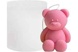 TOPYS Moldes De Siliconas Velas Cute Cartoon Bear