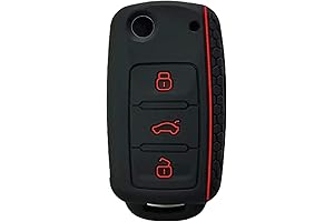 KAWIHEN Silicone Key Fob Cover Compatible with for Volkswagen Bettle Golf Jetta Passta