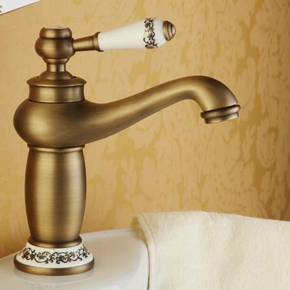 Robinet de salle de bain style vintage pour évier de bassin rétro
