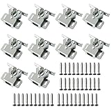Mooche 10Pcs Door Catches Double Ball Roller Catch Cabinet Door Latches for Cupboard Closet Door Bru
