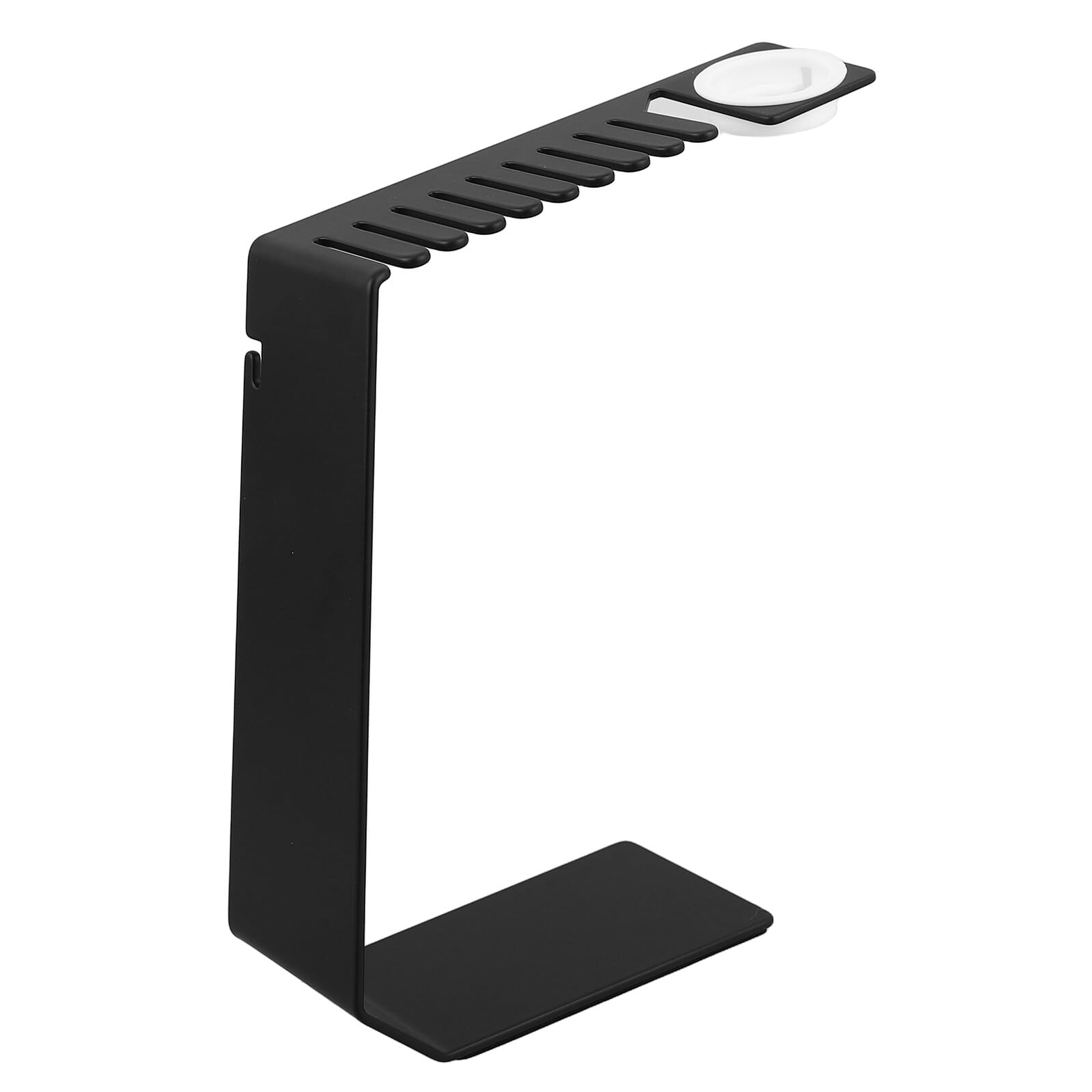 4 Pièces Support de Chargeur Montre Connectée avec Rangement Bracelet Intégré Base Stable Antichute Station de Charge Multifonction pour Bureau Accessoire Noir Compact et Organisé