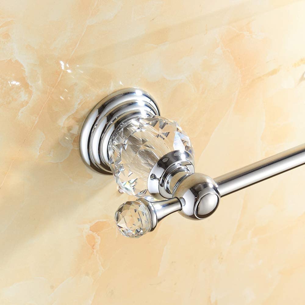 Vintage Gold Brass Swivel Towel Rail Wall Mounted 5 Arm Towel