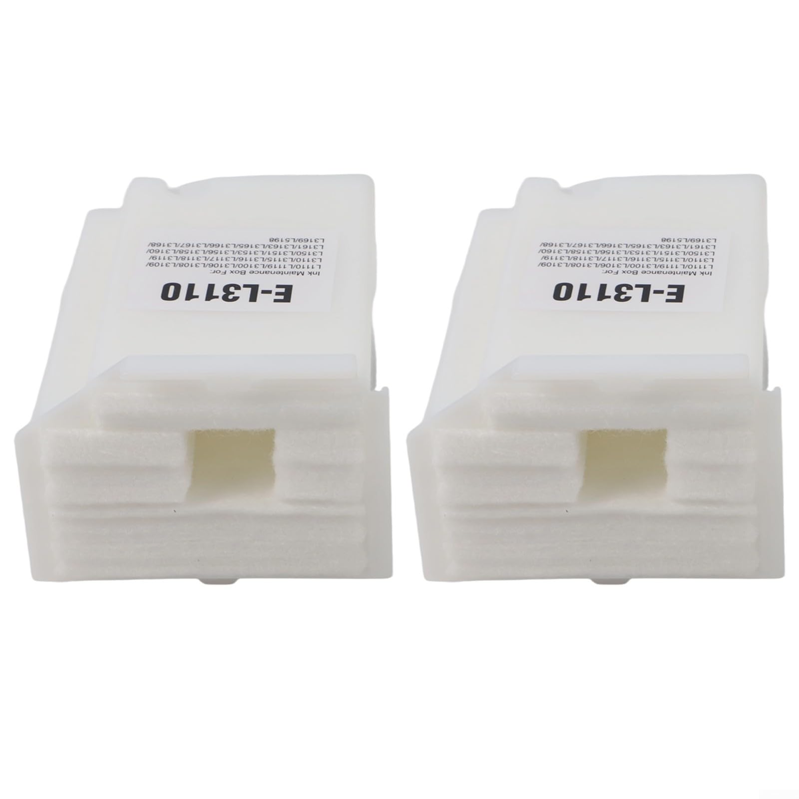 2 Sets Waste Ink Pad Replacement For Et-2810 Et-2812 Et-2814 Et-2803 Et-2715 Et-2720 Et-2721 Et-2726 Printer Maintenance Boxes