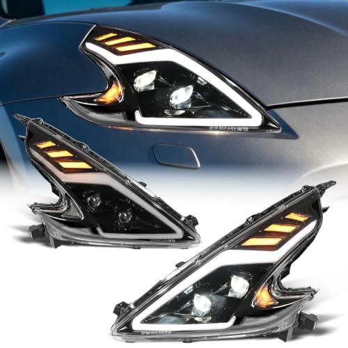 Amazon | Archaic 日産 フェアレディZ 6代目 Z34型 370Z ヘッドライト