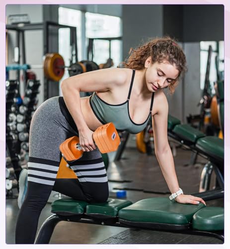 Image of 15LB 20LB 30LB 40LB 50LB Adjustable Dumbbell Set Free Weights Dumbbells Set for Women Men Hand Weights Sets Adjust Dumbbell Weight Sets for Home Gym Exercise Workout Strength Training Equipments