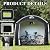 Happy Travel Bike Storage Tent Shed, Outdoor Waterproof Bicycle Covers Shelter with Window for 2/3/4/6/8 Bikes,Oversized Outside Portable Sheds for Lawn Mower,Garden Tools