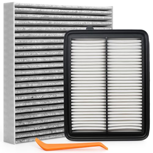 Image of 165465RA0A Engine and Cabin Air Filter Kit for Nissan Kicks 2018-2024 Versa 2020-2024 L4 1.6L Replacement 165465RB1A 272776CA0A 278915RB0A CA12315 CF12312